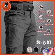 【READY STOCK】 Men's Tactical Water Resistant Seluar Lelaki Cargo Pants Outdoor Waterproof Quick Dry 