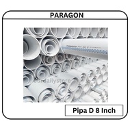 Paragon D 8" 8 Inch 1 Rod. Clean Water PVC Pipe/Pipe