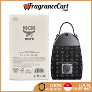 MCM Onyx EDP for Men (75ml Tester) [Brand New 100% Authentic Perfume FragranceCart] Eau de Parfum Man Black Bag