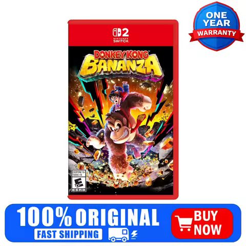 Donkey Kong: Bananza Physical Video Game Card (Nintendo Switch 2)-Hong Kong Version