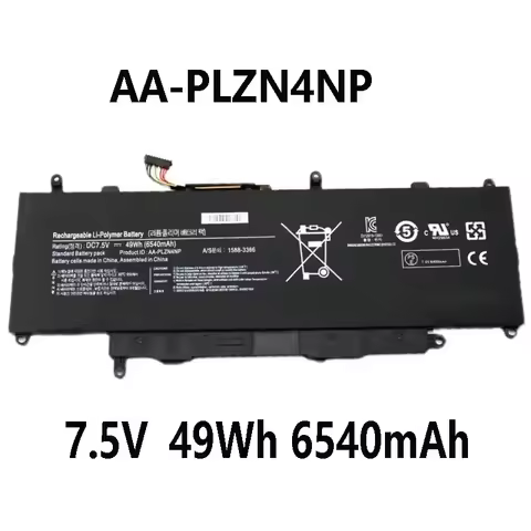 AA-PLZN4NP 7.5V 49Wh 6540mAh Laptop battery for Samsung PRO (Xq700t1c-a52) XE700T1C 1588-3366 Series