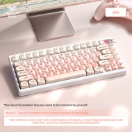 Aula Nova75 Customized Mechanical Keyboard Intelligent Screen+knob 75% Layout The Third Mode Wireles