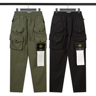 STONE ISLAND STONE ISLAND Multi-pocket Overalls Trousers Outdoor Skills Pants