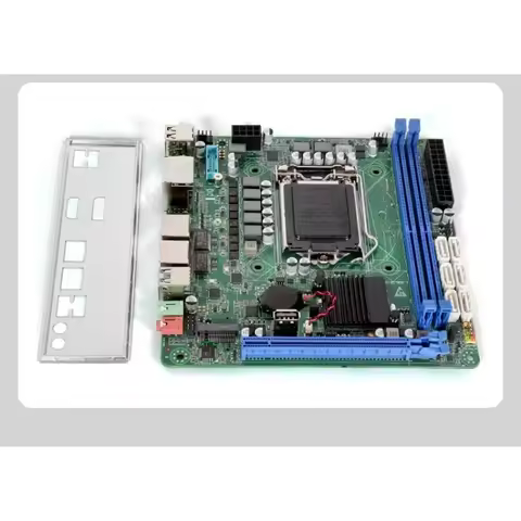 B560 NAS ITX 6-seat Black Synology Industrial Control Computer Soft Routing Storage Server 10th to 1