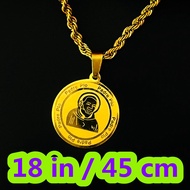 【Padre Pio】Padre Pio Necklace For Men Stainless Necklace With Padre Pio Pendant Mens Nicklace Kwinta