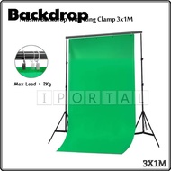 3Mx1M Muslin Photo Background Studio Screen Backdrop Cloth