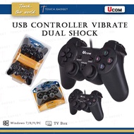 PC Controller Joystick VIBRATE Double Shock PC UgSB Single Controller