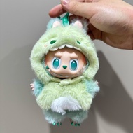 3rd Generation High-Energy Frontal Labubu Clothes Set 17cm Vinyl Overalls Outfit for Boys And Girls