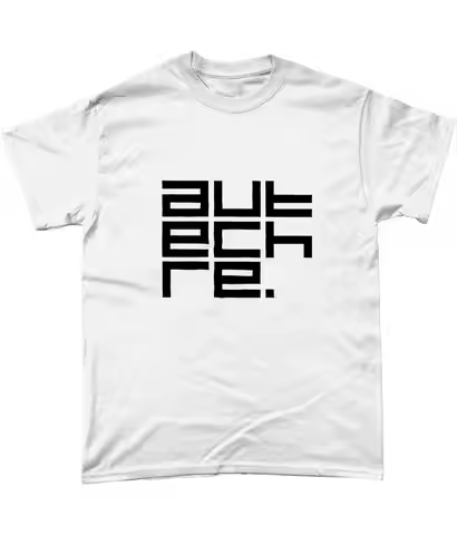 Autechre Name T Shirt White in various sizes S 5XL Free UK Shipping