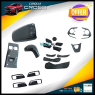 Toyota Corolla Cross 2021 - 2024 Interior Decoration Carbon Fiber Design Trim For Corolla Cross Car 