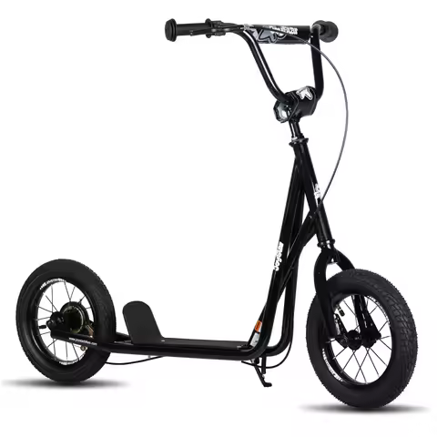 JOYSTAR Kids Kick Scooter 12 Inch Wheels Adjustable Handlebar Rear V-Brake Youth Outdoor Indoor Scoo