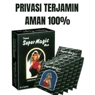 ORIGINAL Obat Kuat Oles Pria Wanita Perkasa Tahan Lama Sex Tissue Magic 1 Pack