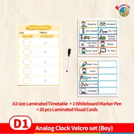 【Hot Sale】 Visual Schedule/Daily Timetable/ Schedule/ Routine/ Planner/ Routine Chart/ Children/ Kid