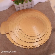 Tart cake board cake base gold cake base round square size 4 /6/8/10/ 12 inch