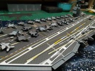 軍事模~🇺🇸1/700福特級CVN-78&海浪級潛艦實境版完成品