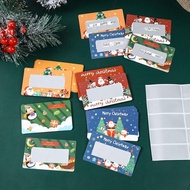 Cartoon Christmas Scratch Cards Children's Christmas Lottery Lucky Scratch-off I7s0