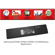 Dell Latitude 14-7000 Series E7420 E7440 E7450 34GKR Laptop Battery Replacement Puchong Ready Stock