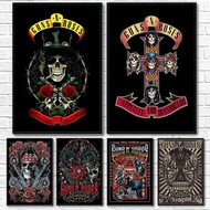 G-Guns N Roses Rock Band Poster Art Print Home Living Room Decor,No Frame Canvas Painting Gift
