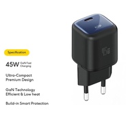 KIIP Travel Adapter 45W KiiP T45W PD Charger Adapter 45w GaN Charger Head 45 Watt Fast Charging