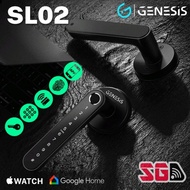 ⭐New⭐ GENESIS SL02 4-Way / 5-Way Smart Bluetooth Wifi App Biometric Door Handle Lock (App, Fingerpri