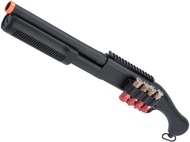 Evike Airsoft - CYMA Standard M870 3-Round Burst Multi-Airsoft Shotshell Loading Airsoft Shotgun (Mo
