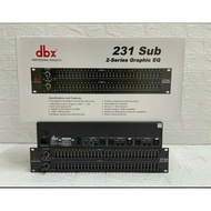 Equalizer Dbx 231 Sub Plus Subwoofer Output /Equaliser Dbx 231 Sub