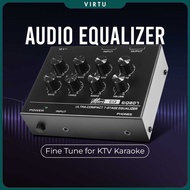 Micro Audio Equalizer Preamp 7 Band Fine Tune for KTV Karaoke - EQ207