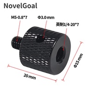 NovelGoal Camera Screw Male 1/4 to M4 M5 M6 M8 M10 Inch Female Tripod Mount Adapter Quick Release Plate Conversion Screw for Dslr Ballhead