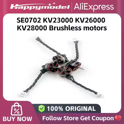 HappyModel SE0702 28000KV 26000KV 2300KV 1S Brushless Motor for RC FPV Freestyle 65mm 75mm Tinywhoop
