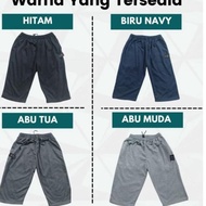 Men's women's shorts below the knee 7/8 plain