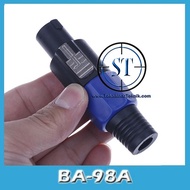 BA-98A Jack Speakon NL4FC Length 4P 4 POLE F Long Jek Spikon Sound Audio Speaker Connector Terminal