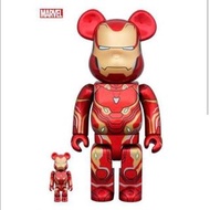全新 BE@RBRICK IRON MAN MARK 50 100％ & 400％