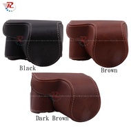 Pu Leather Camera Bag Case Pouch For Sony A6400 A6300 A6100 A6000 Cameras
