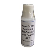 Triamcinolone acetonide 0.05% anti-dandruff scalp solution