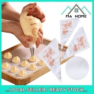 MA Home 100Pcs Disposable Bakeware Pastry Bag Pastry Cream Bag Cream Icing Piping Bag Cake Pastry De