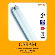 [KLS Lighting] Osram Fluorescent Light Tube Lamp / Bulb T8 L 58W 840 Lumilux G13 4000K Cool White