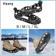fixory Ice Cleats Shoes Cover Crampons for Shoes and Boot Snow Shoes Grippers Ice Traction Shoe Cove