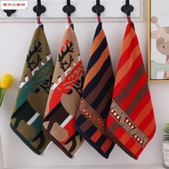 Pure Cotton Hanging Square Towel Square Cotton Towel 35x35 Small Square Towel Thickened Lanyard Soft