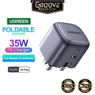 UGREEN 35W USB C Charger Nexode GaN 2 Ports Fast Charger PD Foldable Fast Charging Quick Charge USB 