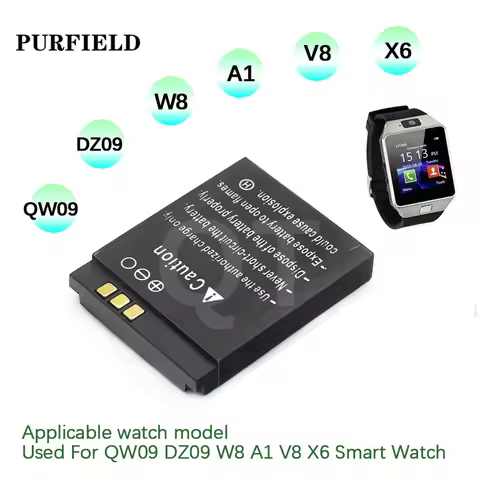 LQ-S1 3.7V 380mAh GTF Smart Watch Battery GTF Durable lithium Rechargeable Battery For Smart Watch Q