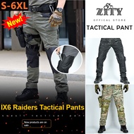 ZITY X6 Men's Tactical Pants Waterproof Multi Pocket Pants Outdoor Leisure Cargo Pants