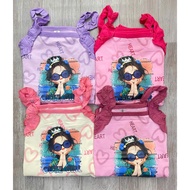 [ Baby girl outfit ] Baby Girl's 2-Piece Ruffles Set Made of Soft and Cool Genuine Cotton