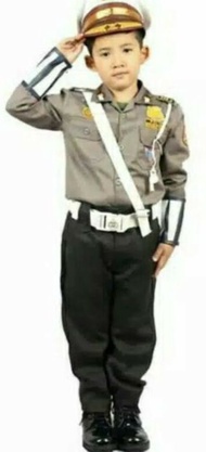 BAJU POLISI SERAGAM POLISI ANAK LAKI LAKI