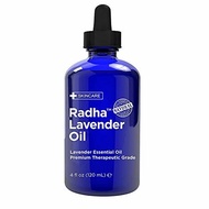 ▶$1 Shop Coupon◀  Radha Beauty - Lavender Essential Oil 4oz - Premium Therapeutic Grade, Steam Disti