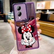 Vivo Y17s Y17 Y15 Y12 Y11 Y19 Y20 Y20s Y20i Y12s Y20sG Luxury Cute Minnie Casing Clear Candy Silicon Case Camera Protector Soft Case Cover