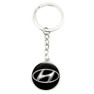 Car Badge Key Chains Pendant Alloy Keyrings Holder Accessories for Hyundai EQUUS GDI i10 i40 ix35 ix