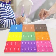 Simhoa 22x Magnetic Rainbow Fraction Tiles, Visual/Tactile Learning Magnetic Tiles