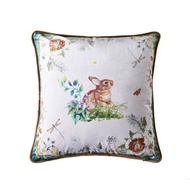 「FAZOZO Home Textile Store」 ยุโรปกำมะหยี่ปลอกหมอนอิงดอกไม้นกตกแต่งบ้านหมอนตกแต่งบ้านโซฟาห้องนอนนอร์ด