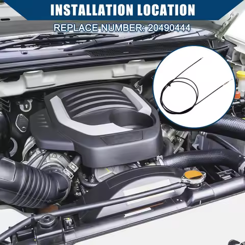 UXCELL No.20490444 Hood Release Cable for Volvo VNL VNM 2004-2018 for Volvo VN 2004