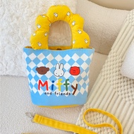 [SG Stock] Cute and Funny Miffy Dopamine Crossbody Bag with strap Shoulder Bag Top-handle Canvas bag